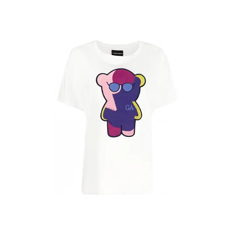EMPORIO ARMANI T Shirts Women's White-0