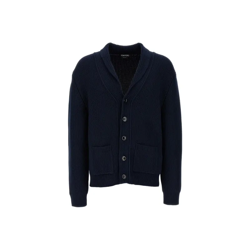 TOM FORD Shawl Collar Knitted Cardigan-0