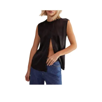 NASTY GAL Tank Tops Women's Black
