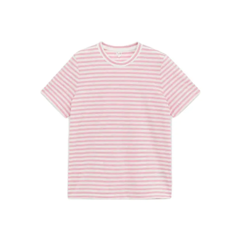 ARKET T Shirt Women's Pink/White-0