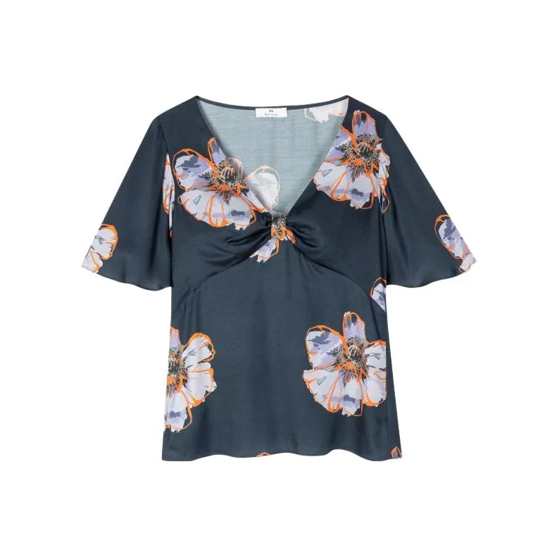 Paul Smith Floral print Ruffled Midi Skirt-0