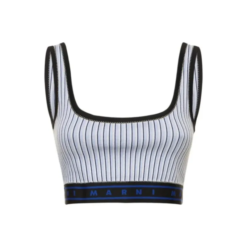 Vetements Tank Tops Women's Light Blue-0