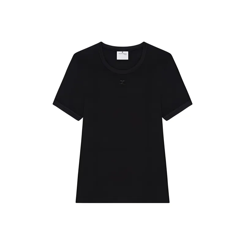 COURREGES Heritage Crewneck T Shirt-0
