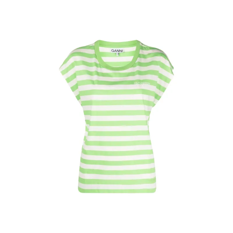 GANNI T-Shirts Women's Green-0