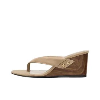 ZARA Abrasion Resistant Flip Flops Women's Brown