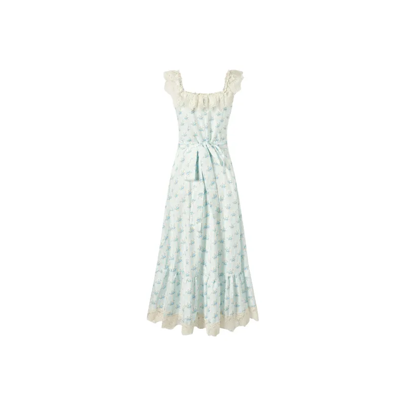 7 SEVFUN Slip Dress Women's Blue-1