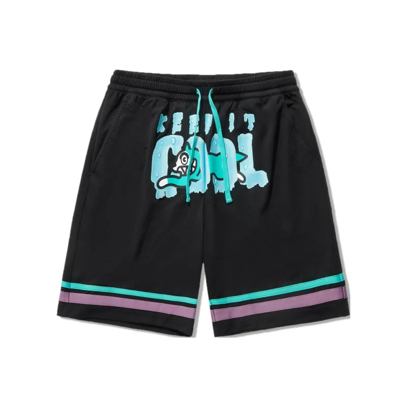 LiNing x ICECREAM Casual Shorts Men's Black-0