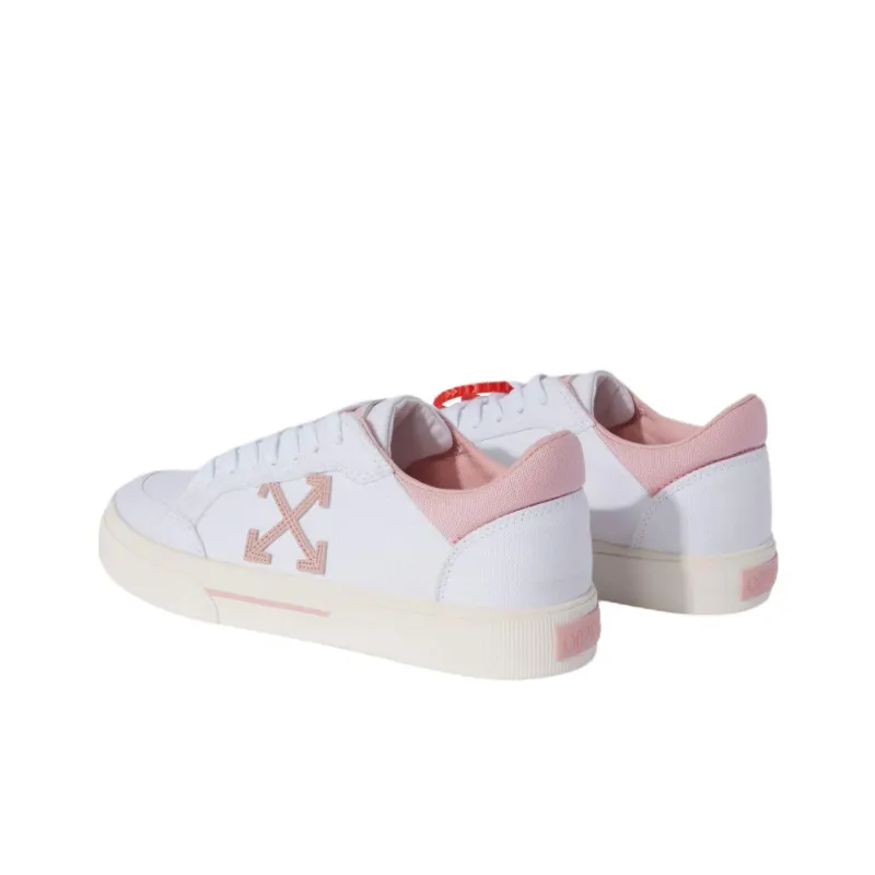 OFF WHITE Vulcanized Low Top Canvas Shoes Women's White-2