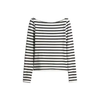 H&M T Shirt Women's White Black