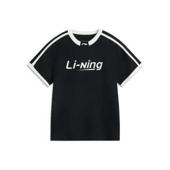 LiNing Sports Life Collection T Shirt Women's Black/Ivory