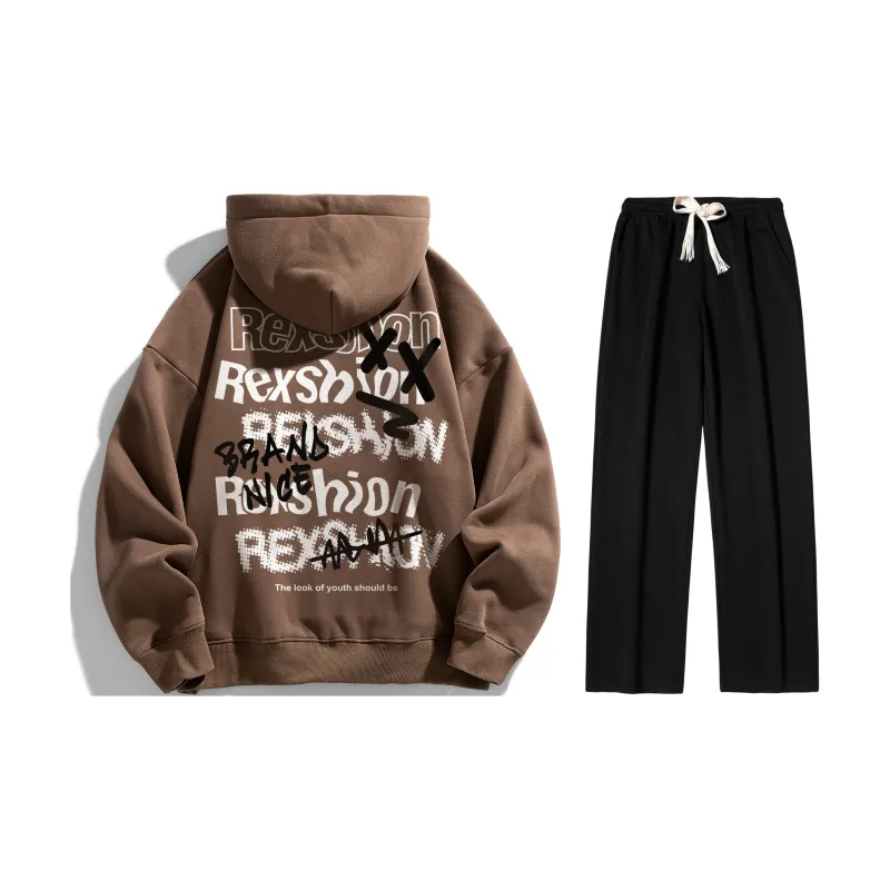 REXSHION Sweatshirt Sets Unisex-13