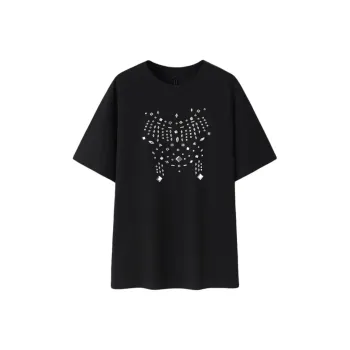 PHORM Drop Shoulder Sleeve T Shirt Women's Ink Black