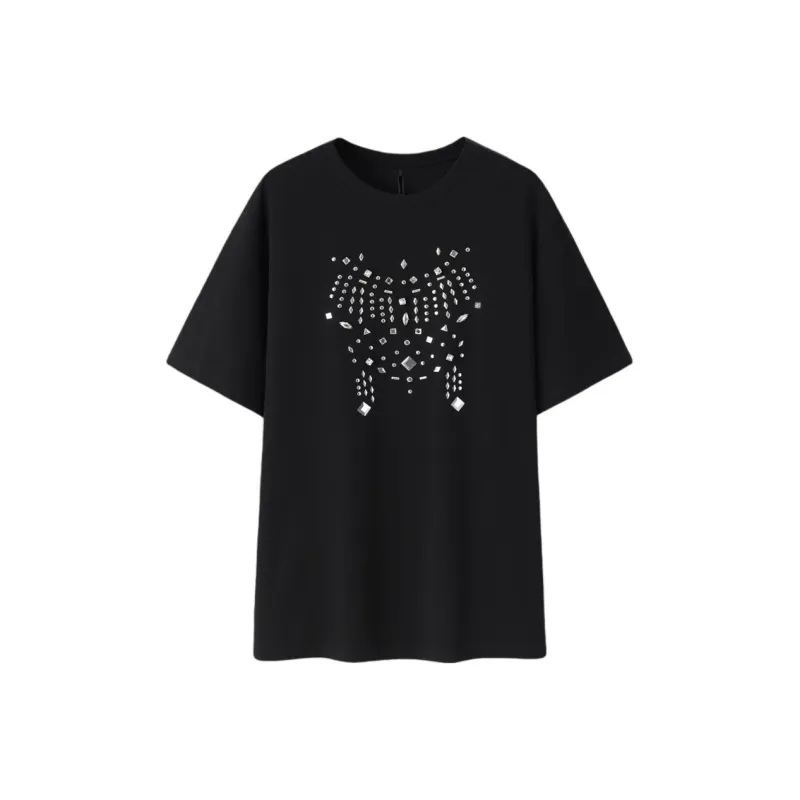 PHORM Drop Shoulder Sleeve T Shirt Women's Ink Black-0