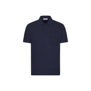 Valentino Polo Shirt Men's Marine Blue