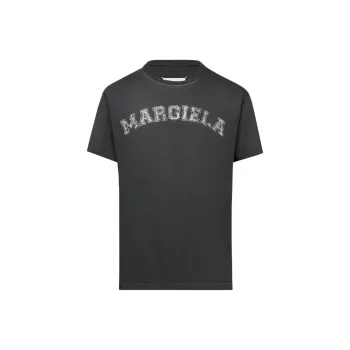 Maison Margiela Logo Printed Crewneck T Shirt