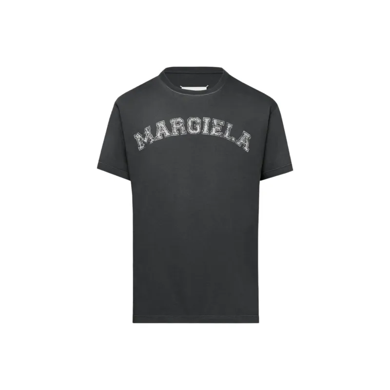 Maison Margiela Logo Printed Crewneck T Shirt-0
