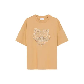 KENZO T-Shirts Women's Dark Beige