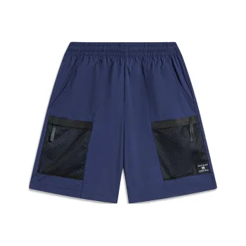 LiNing Weekend Youth Sports Shorts Men's Dark Ship Blue