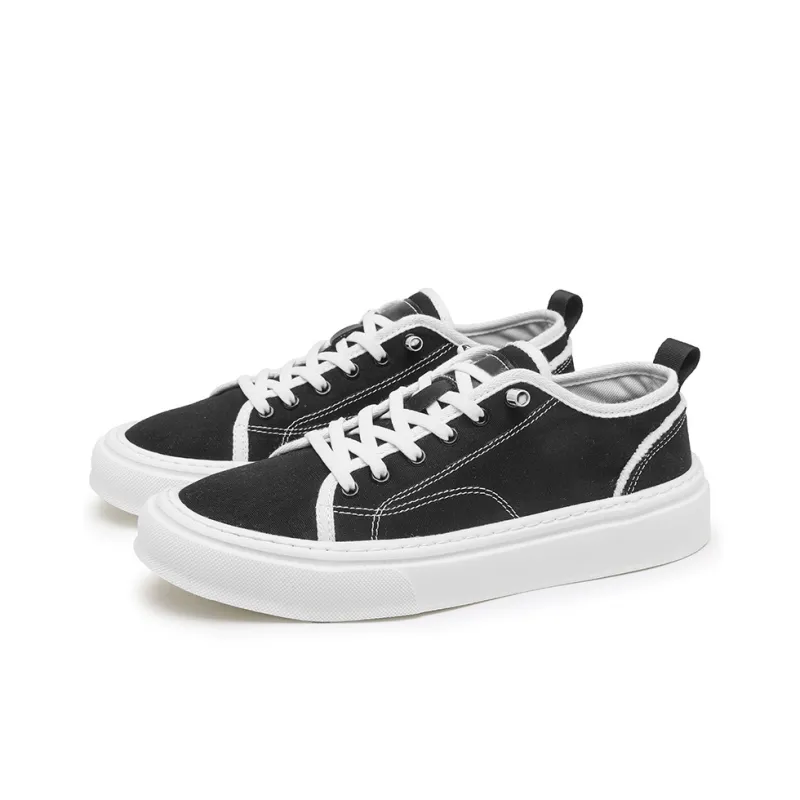 X ZONE Breathable Lightweight Height Increasing Low Top Canvas Shoes Men's-4