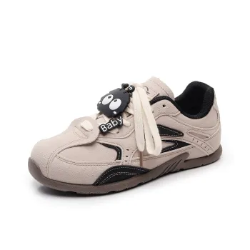 Feiyue Girly Heart Series Slip Resistant, Balance, Lightweight Low Top Casual Shoes Women's Beige