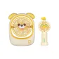Yellow[IQ Doctor Handheld Fans+Puppy Table Fan]