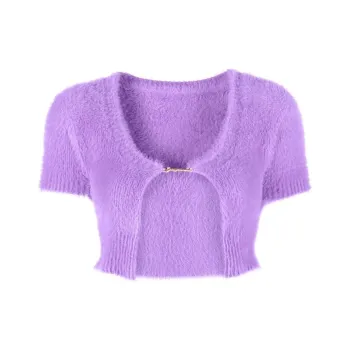 Jacquemus La Maille Neve Top Purple