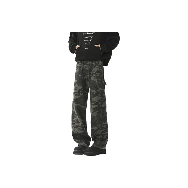 DARK HORSE Casual Pants Unisex Army Green-0