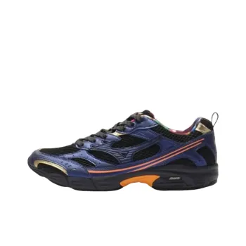 Mizuno MXR Slip Resistant And Breathable Low Top Running Shoes Unisex Black Blue