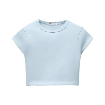 ZARA T-Shirt Women's Light Blue
