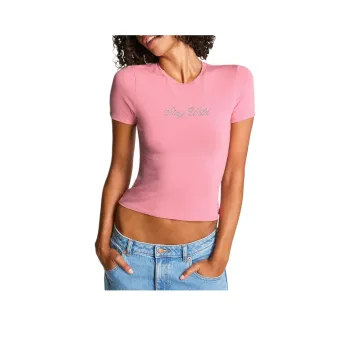 Victoria's Secret T Shirt Women's Dark Pink