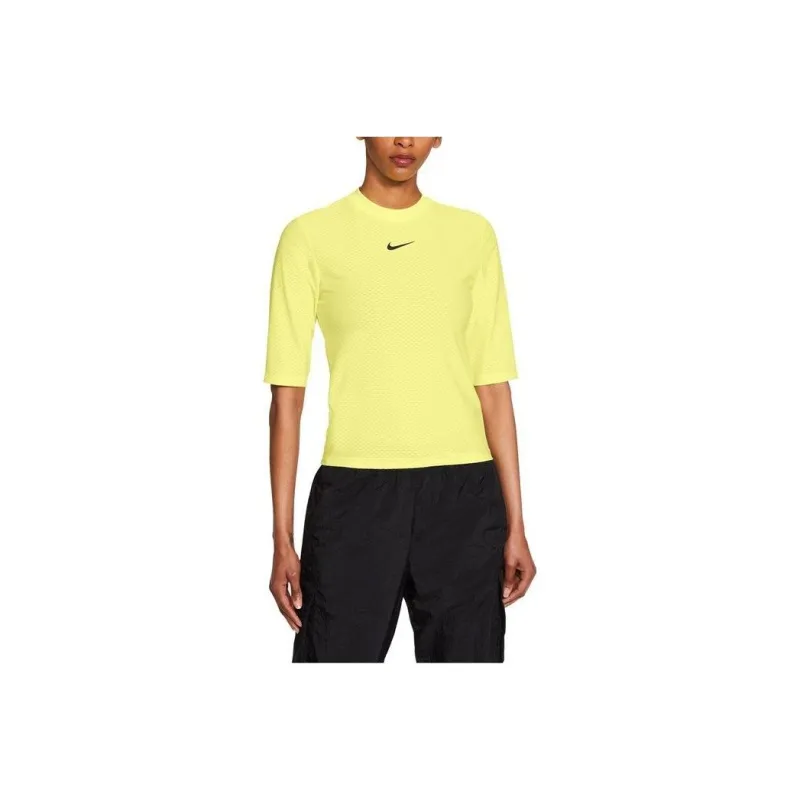 Nike T Shirts Women's Yellow-0
