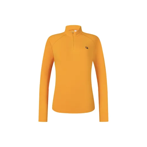 FILA T Shirt Women's Orange Peel Yellow