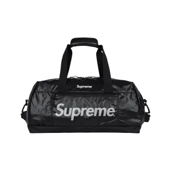 Supreme Nylon One Shoulder Crossbody Handbag, Travel Bag 40L Unisex Black