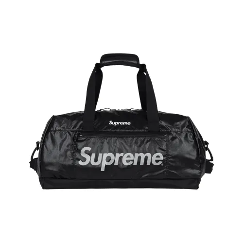 Supreme Nylon One Shoulder Crossbody Handbag, Travel Bag 40L Unisex Black