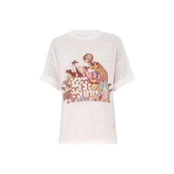 Zimmermann SS25 T-Shirt Women's Ivory White