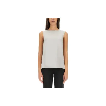 THEORY Shell Crewneck Sleeveless Top