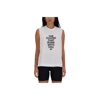 New Balance Shifted Heathertech Graphic Tank Top