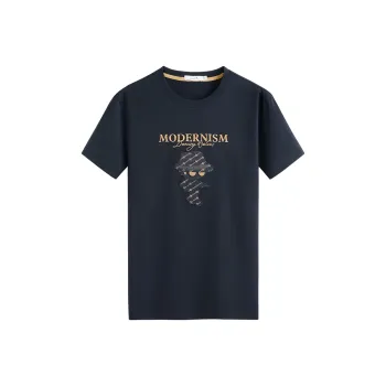 Dance With Wolves T Shirt Men's Dark Blue