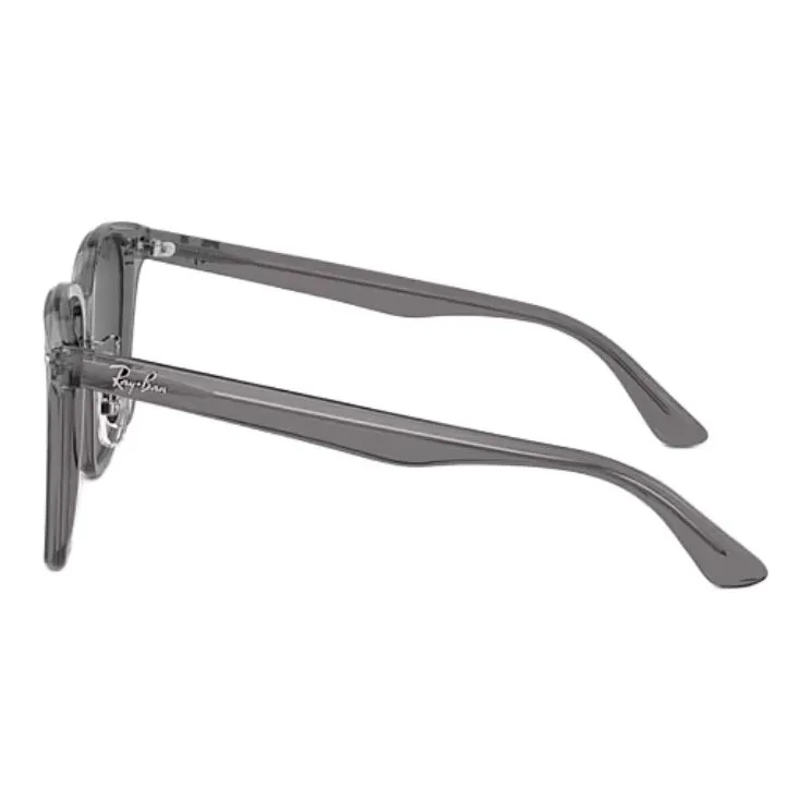 RayBan Acetate Square Sunglasses Unisex Transparent Gray-2
