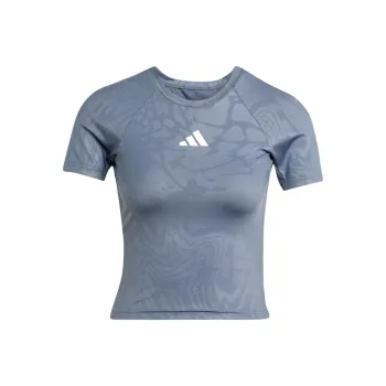 Adidas Free Shipping With AdiClub Techfit Printed Tee