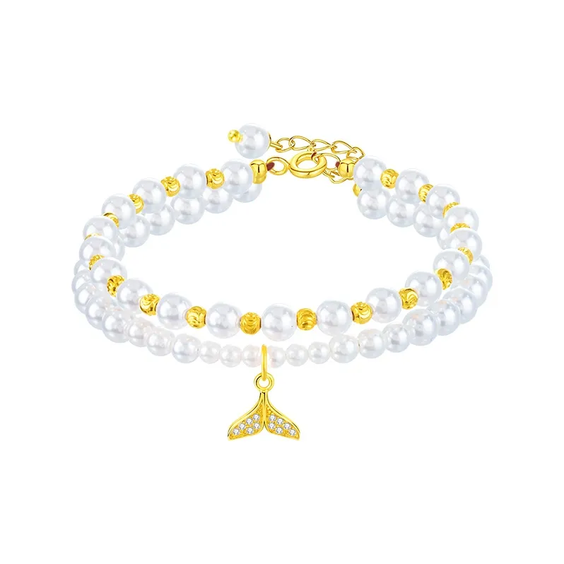 Fu Ru Ji 925 Sterling Silver Shiji Pearl Bracelets Women's-0