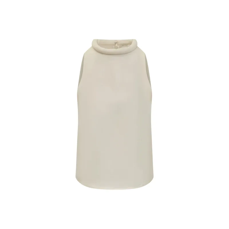 Loulou De Saison Tank Tops Women's Ivory White-0
