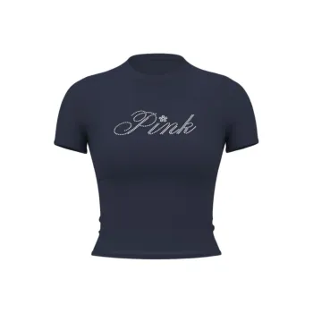 Victoria's Secret T Shirt Women's Marine Blue