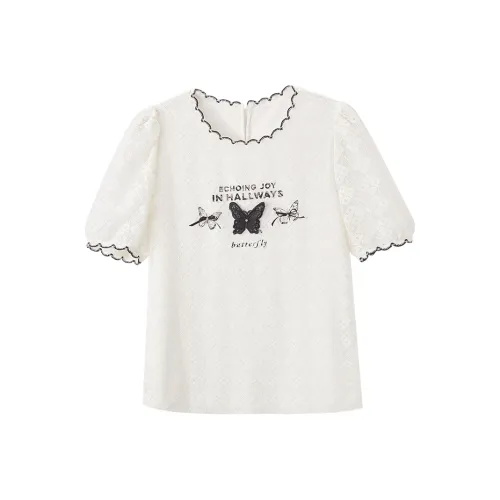 XIANGYING T Shirt Women's White
