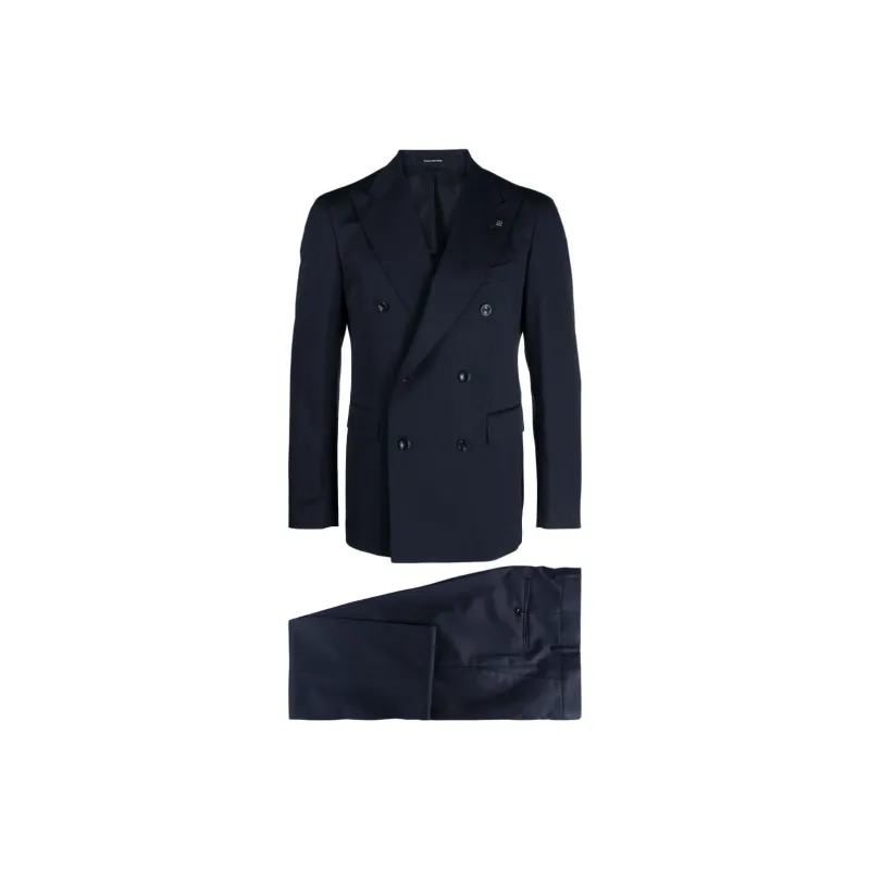 Tagliatore Peak lapels Double breasted Suit-0