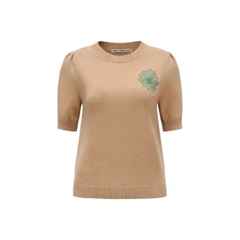 MARDI MERCREDI Sweater Women's Wheat Straw Camel