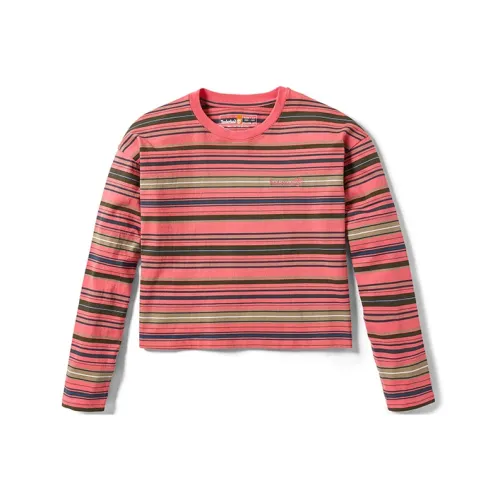 Timberland Crop Tops Women's Shell Pink