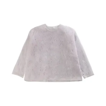 ISSEY MIYAKE Perforated detail T shirt