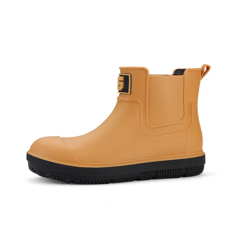 TAIHEYUAN Rain Boots Men Black/Black Red/Beige/Brown-12