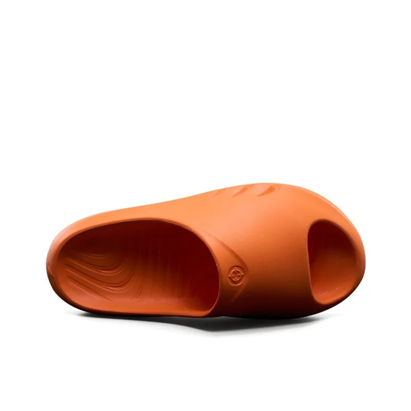 RIGORER EVA Cushioning Antibacterial Slip Resistant One Piece Molded, Slide Slippers Unisex Orange-3